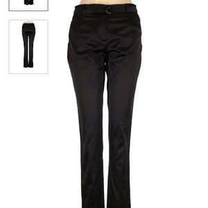 BCBG Black Satin Pants 4